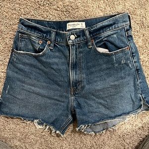 High rise Jean shorts